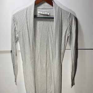 All saints grey long sleeve cardigan